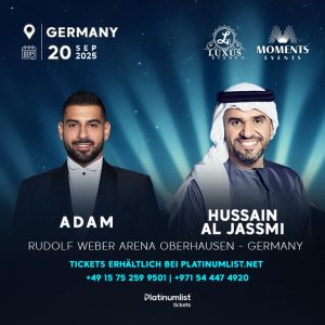 Hussain Al Jassmi & Adam Live at Rudolf Weber Arena in Oberhausen, Germany – Arabic Events Cdxb.com Special Offers, Deals & Discounts in Canada