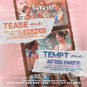 Tease Me – A Sunset Pool Brunch & After Party at Barasti in Dubai – Nightlife Cdxb.com Special Offers, Deals & Discounts in Canada